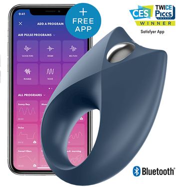 Anello Fallico Smart in Silicone con Vibrazioni App Satisfyer Connect
